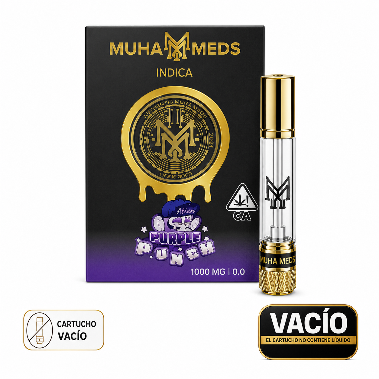 Cartridge Muha Meds 0,8Ml  (NO INCLUYE LIQUIDO)