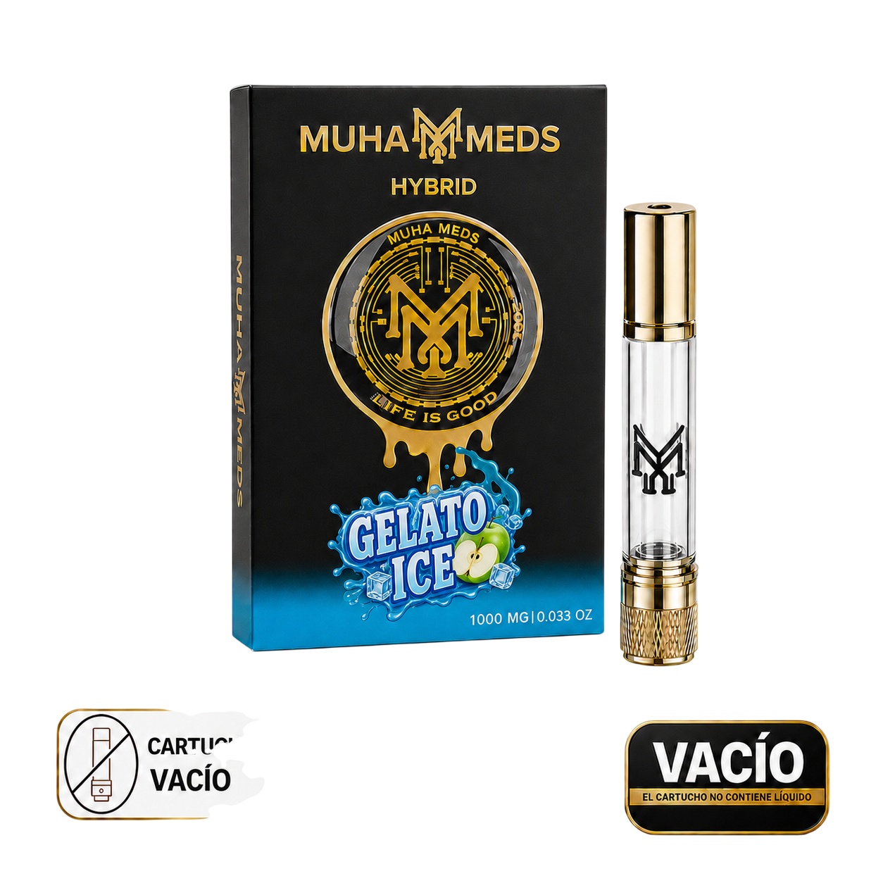 Cartridge Muha Meds 0,8Ml  (NO INCLUYE LIQUIDO)
