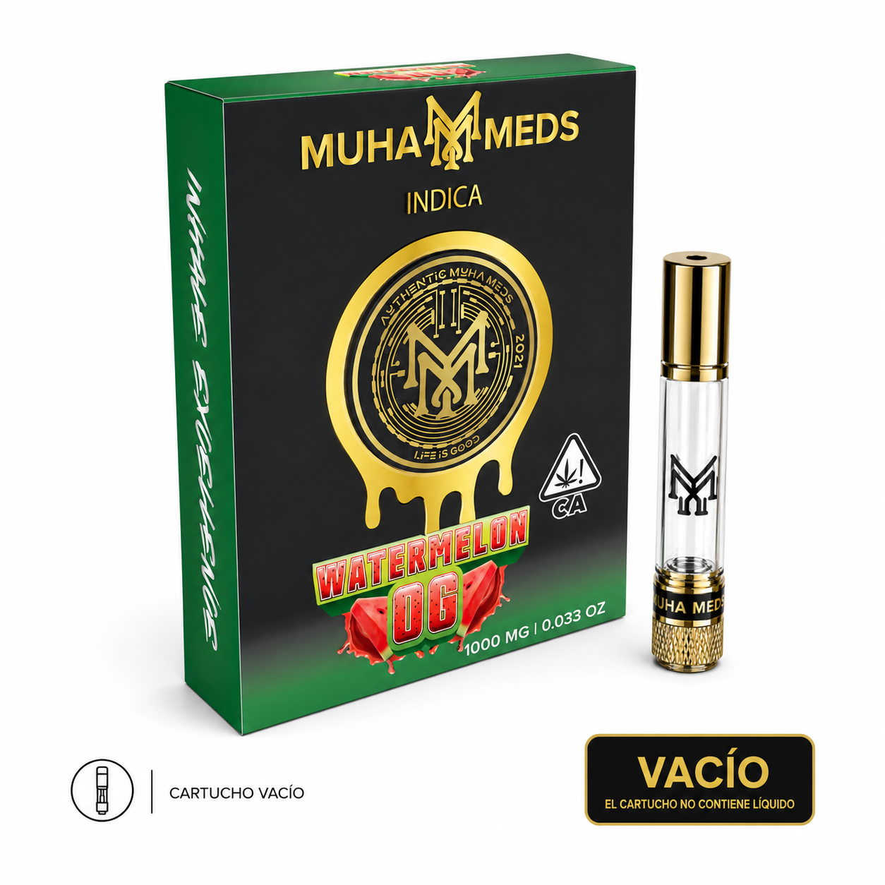 Cartridge Muha Meds 0,8Ml  (NO INCLUYE LIQUIDO)