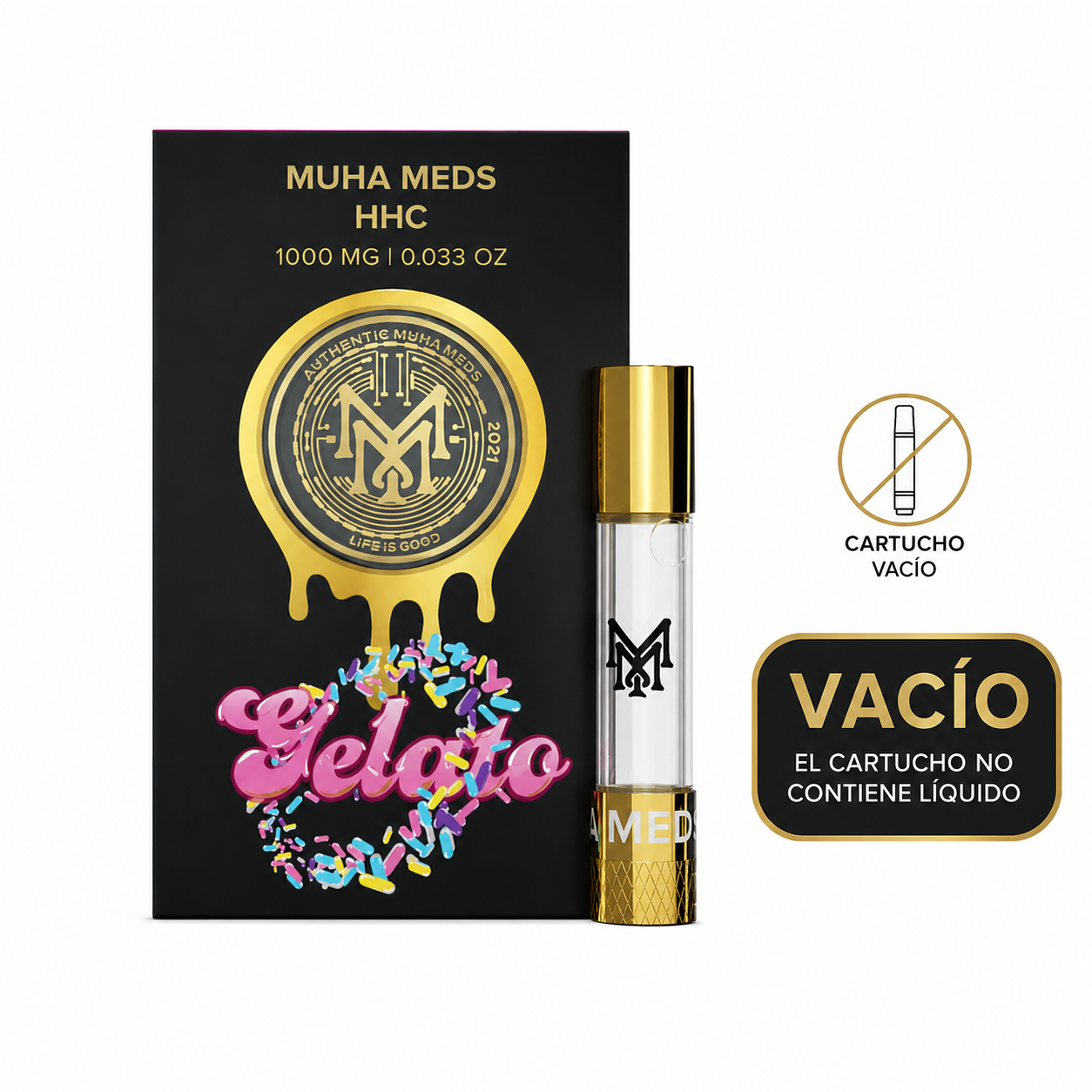 Cartridge Muha Meds 0,8Ml  (NO INCLUYE LIQUIDO)