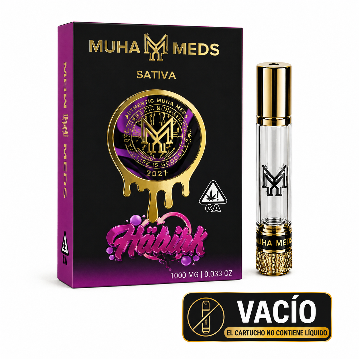 Cartridge Muha Meds 0,8Ml  (NO INCLUYE LIQUIDO)