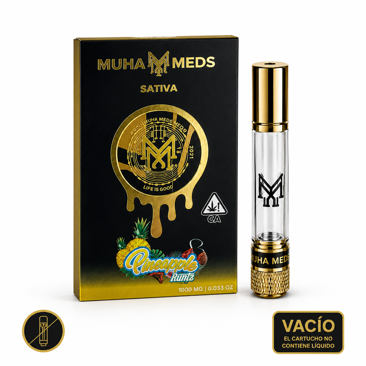 Cartridge Muha Meds 0,8Ml  (NO INCLUYE LIQUIDO)