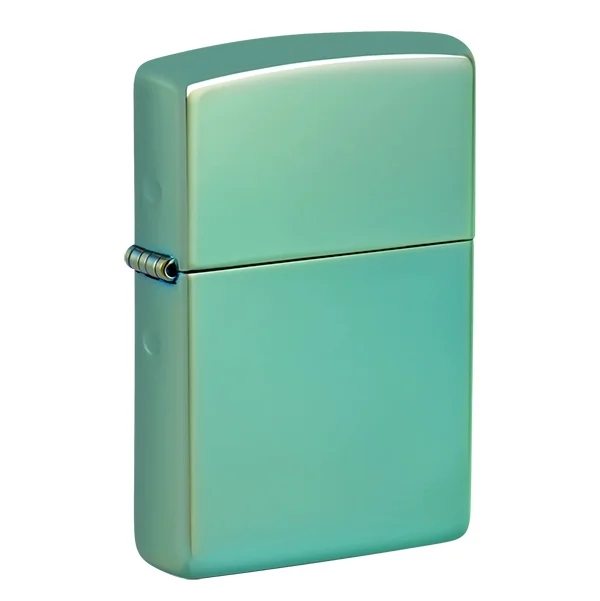 Encendedor High Polish Green Logo - Zippo