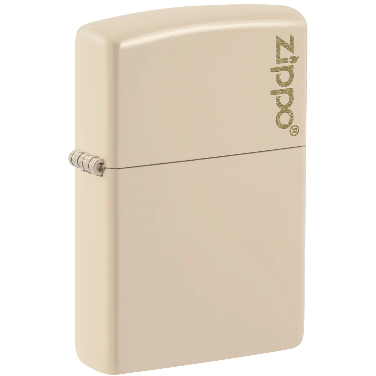 Encendedor Classic Flat Sand Logo - Zippo