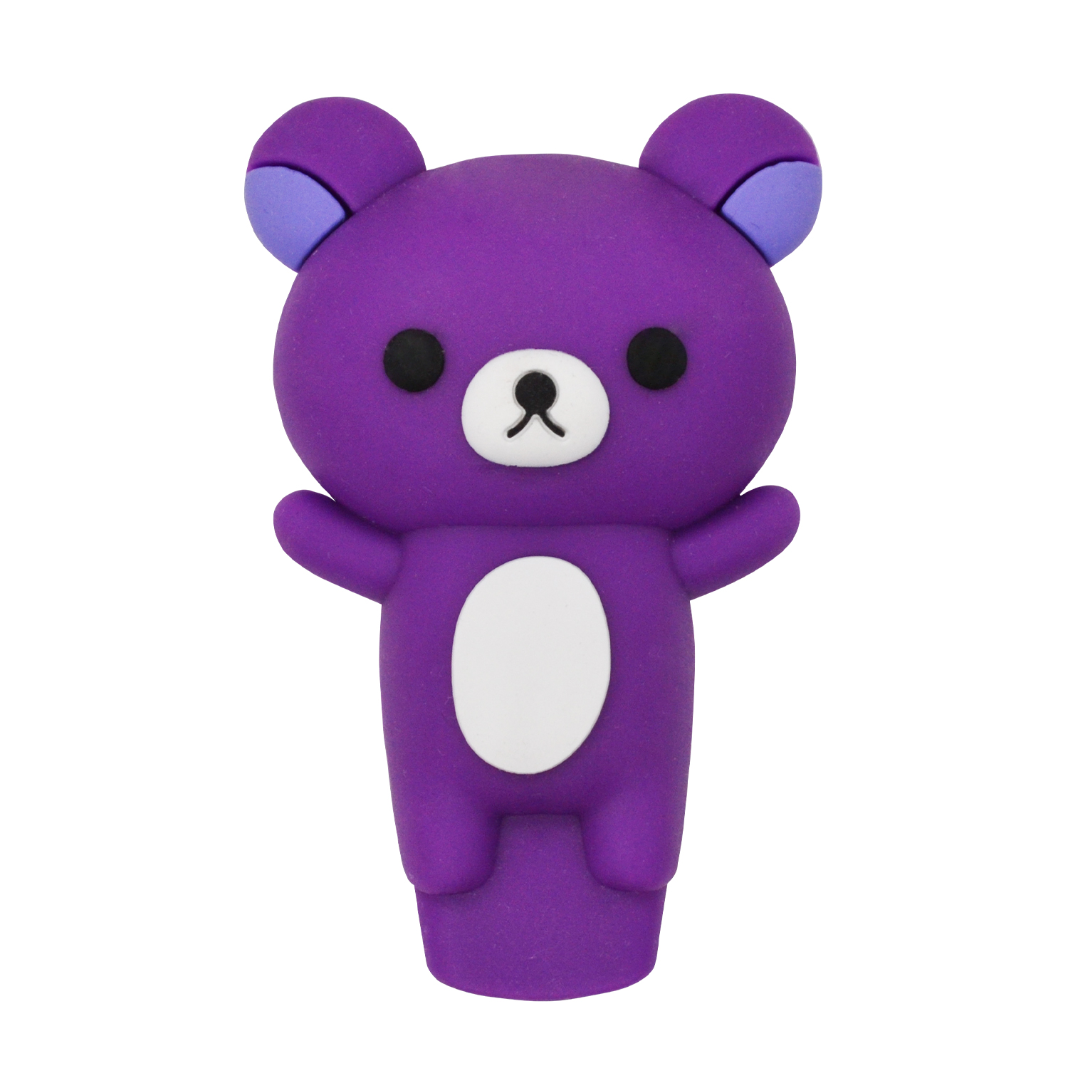 Pipa Oso De Silicona Purple