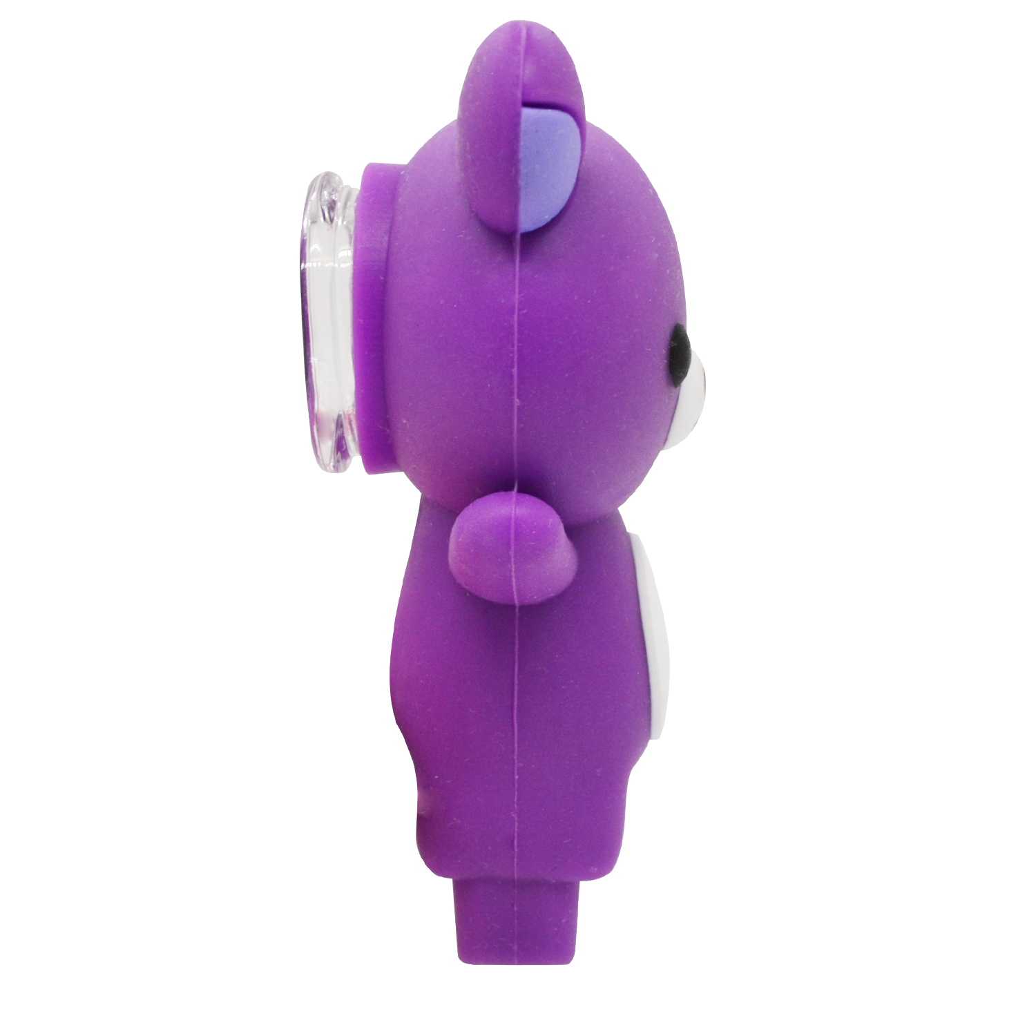 Pipa Oso De Silicona Purple