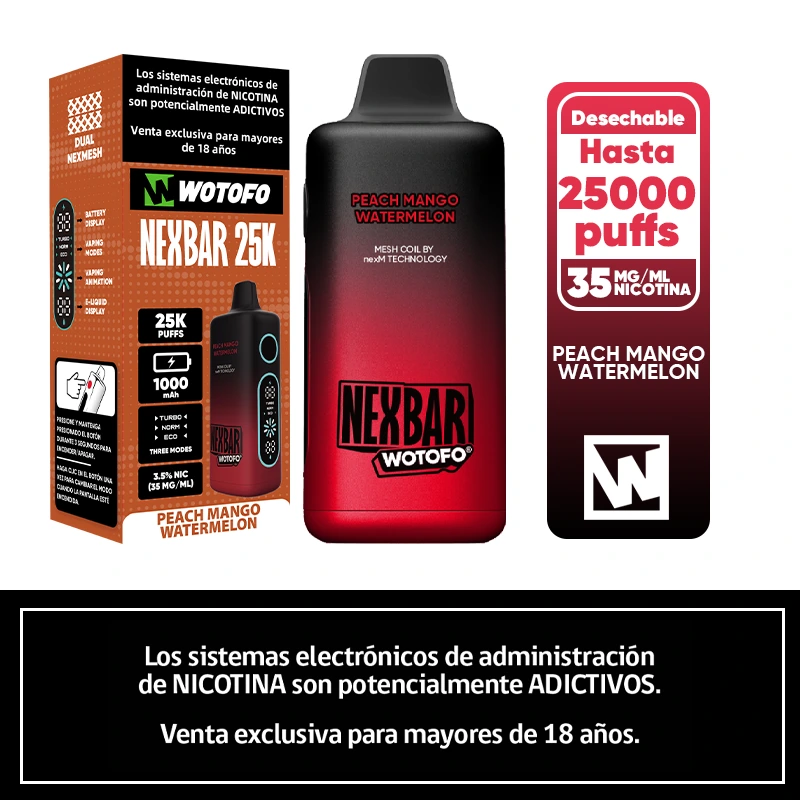 Vaporizador Nexbar 25000 -Wotofo