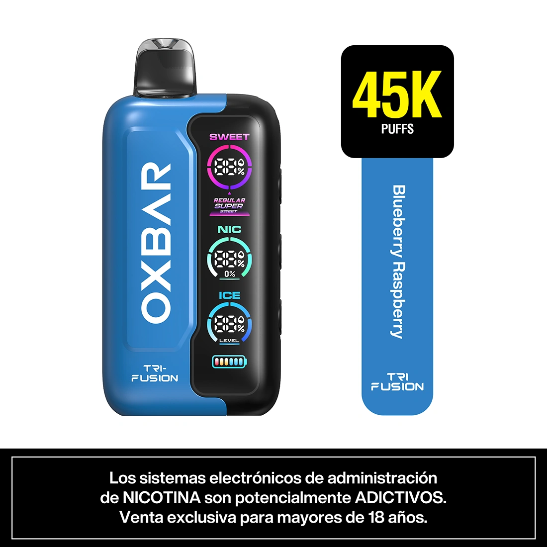 VAPORIZADOR TRIFUSION 45K -OXBAR