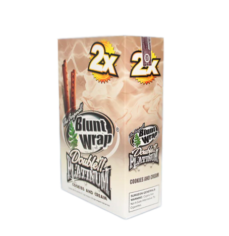 PLATINIUM X 2 SABOR COOKIES AND CREAM 25U-BLUNT WRAP