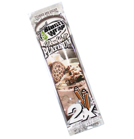 PLATINIUM X 2 SABOR COOKIES AND CREAM 25U-BLUNT WRAP