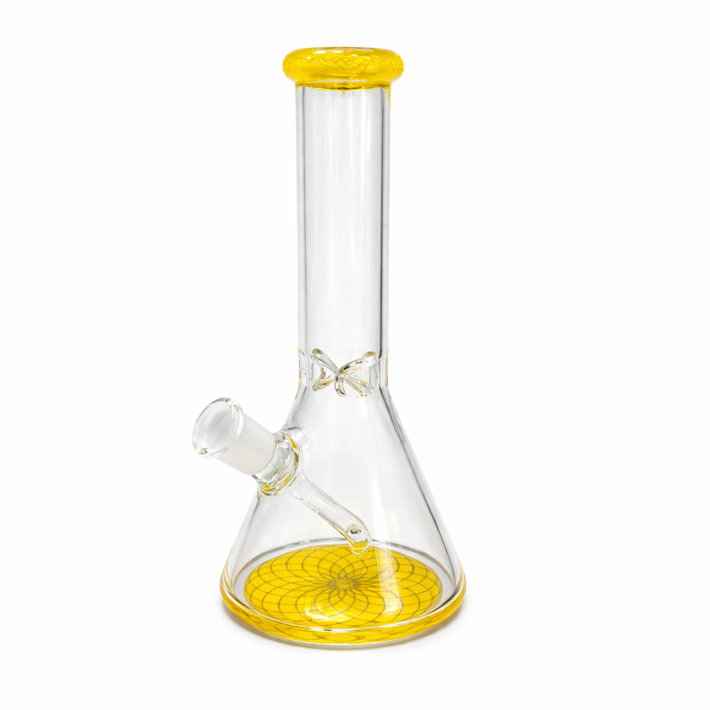MINI BEAKER SIMPLE YELLOW- Calvo glass