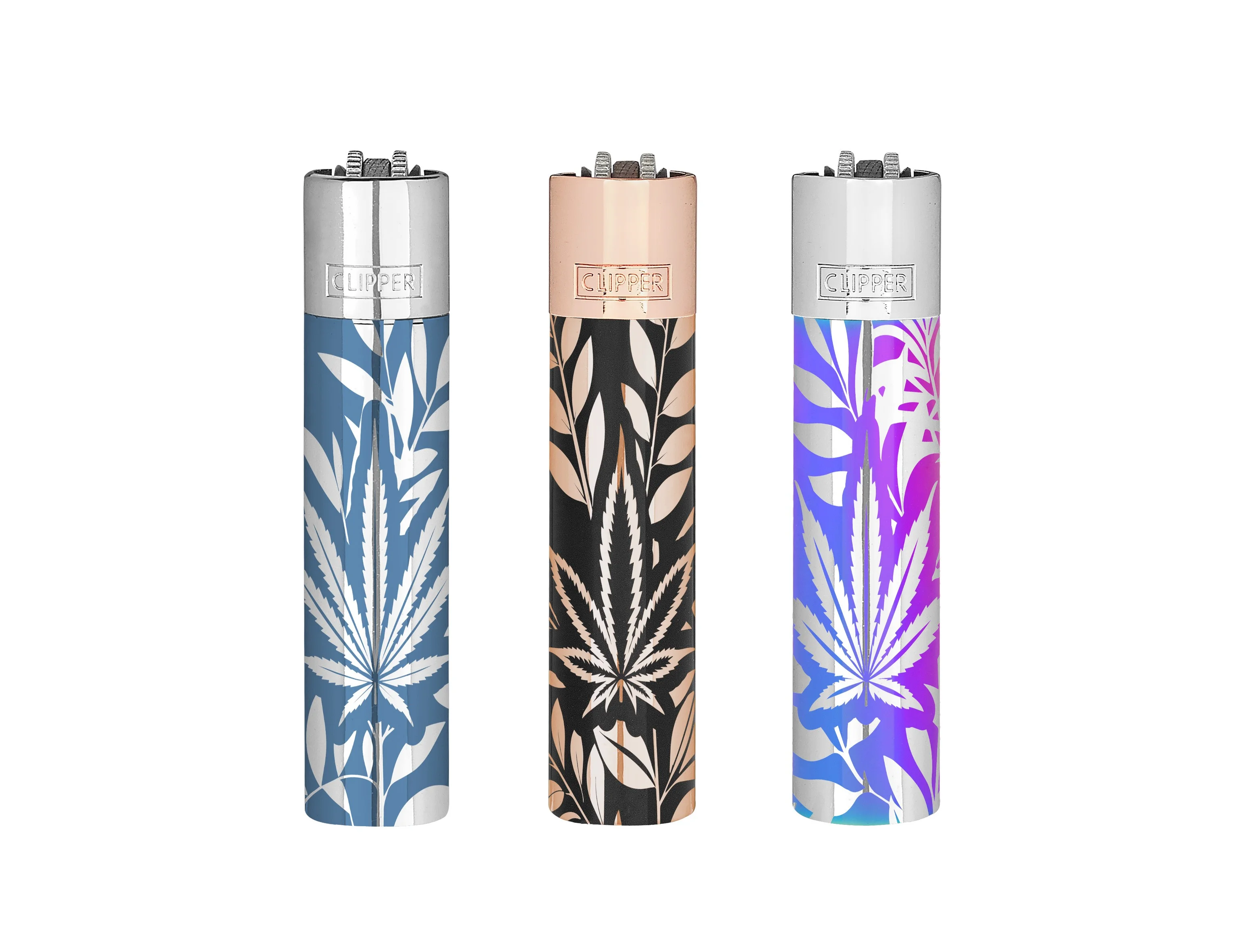 ENCENDEDOR METALICO JUNGLE LEAFS VARIEDADES