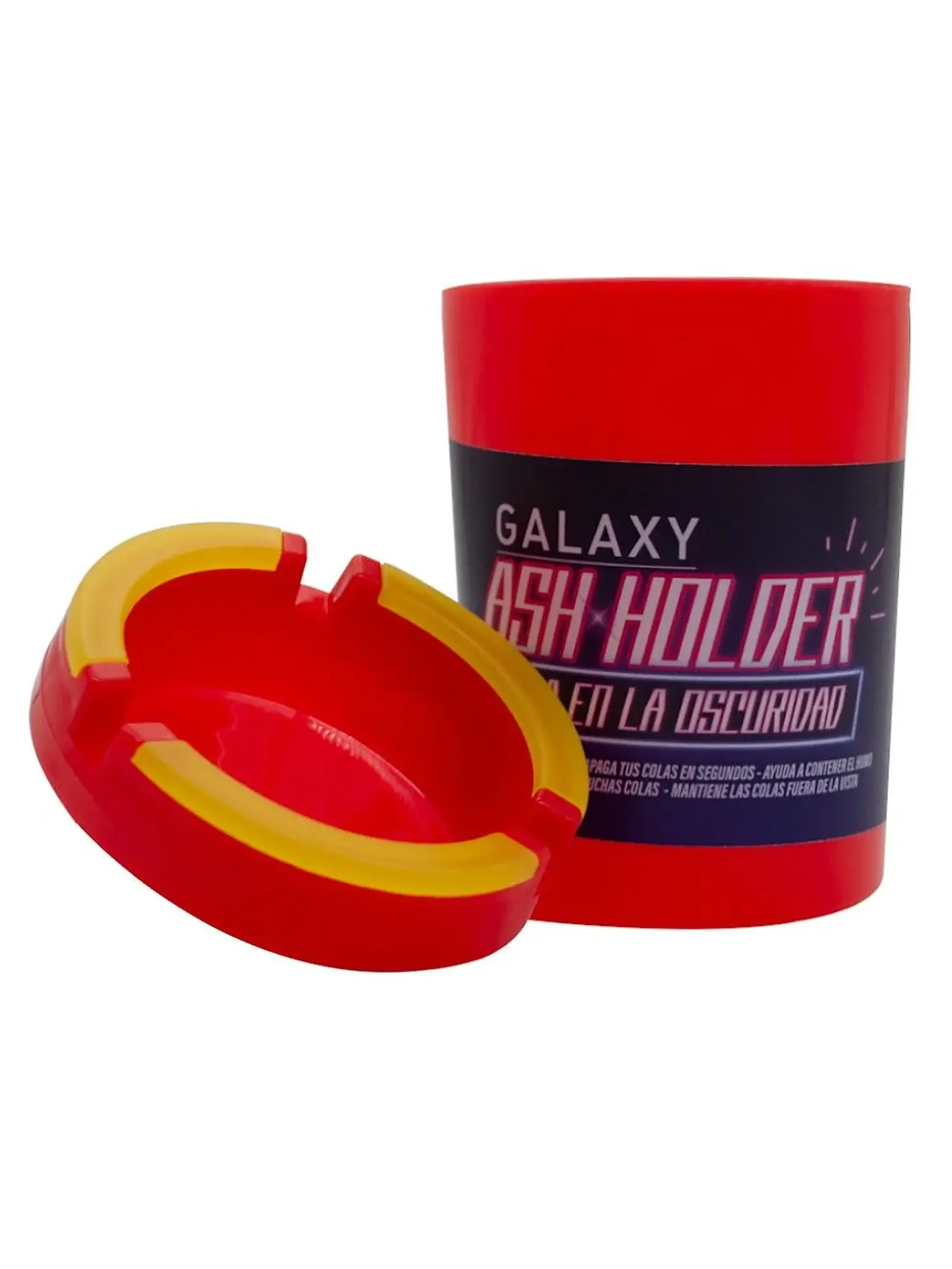 CENICERO ASH HOLDER GLOW IN THE DARK - GALAXY