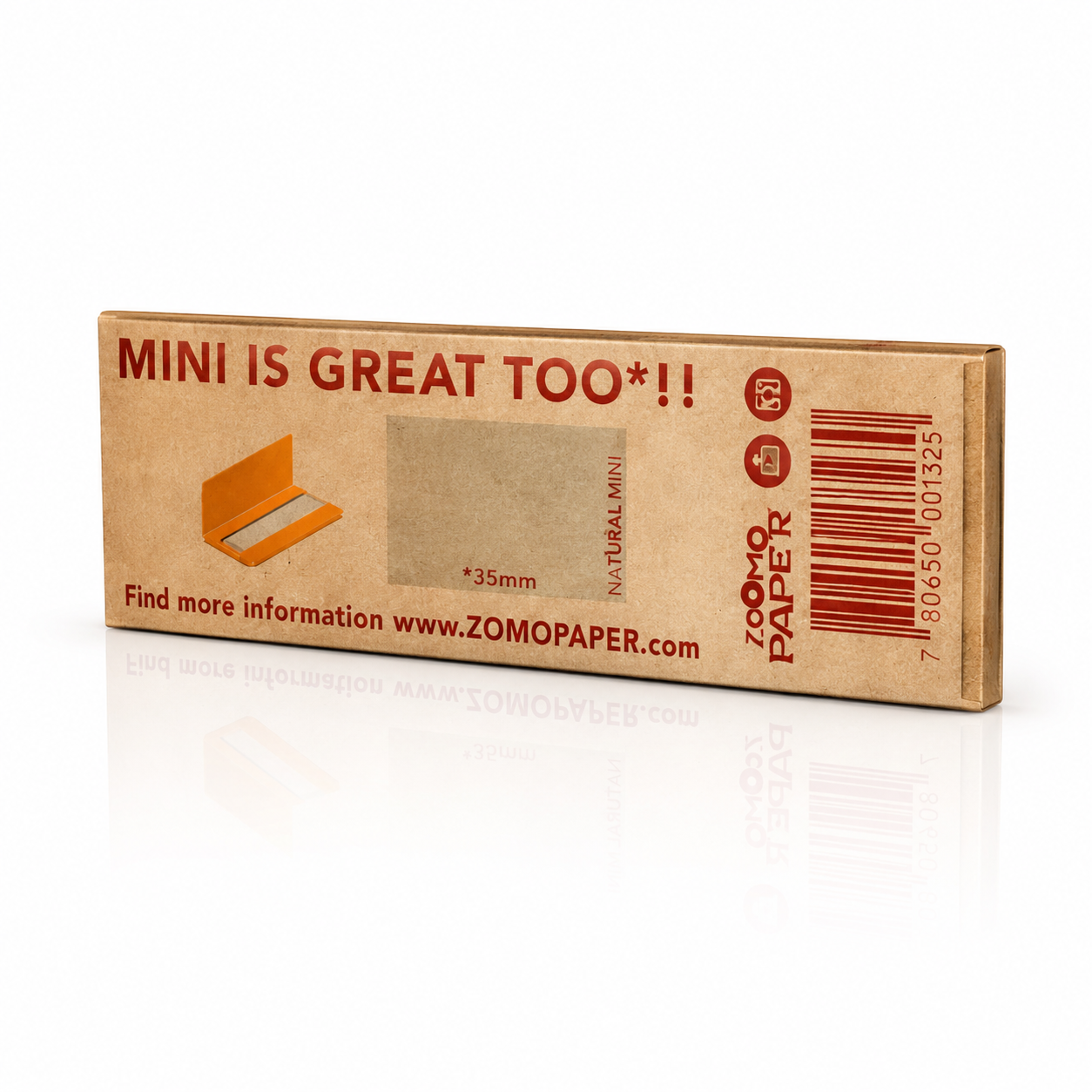 PAPELILLO NATURAL MINI 25 UNIDADES -ZOMO 