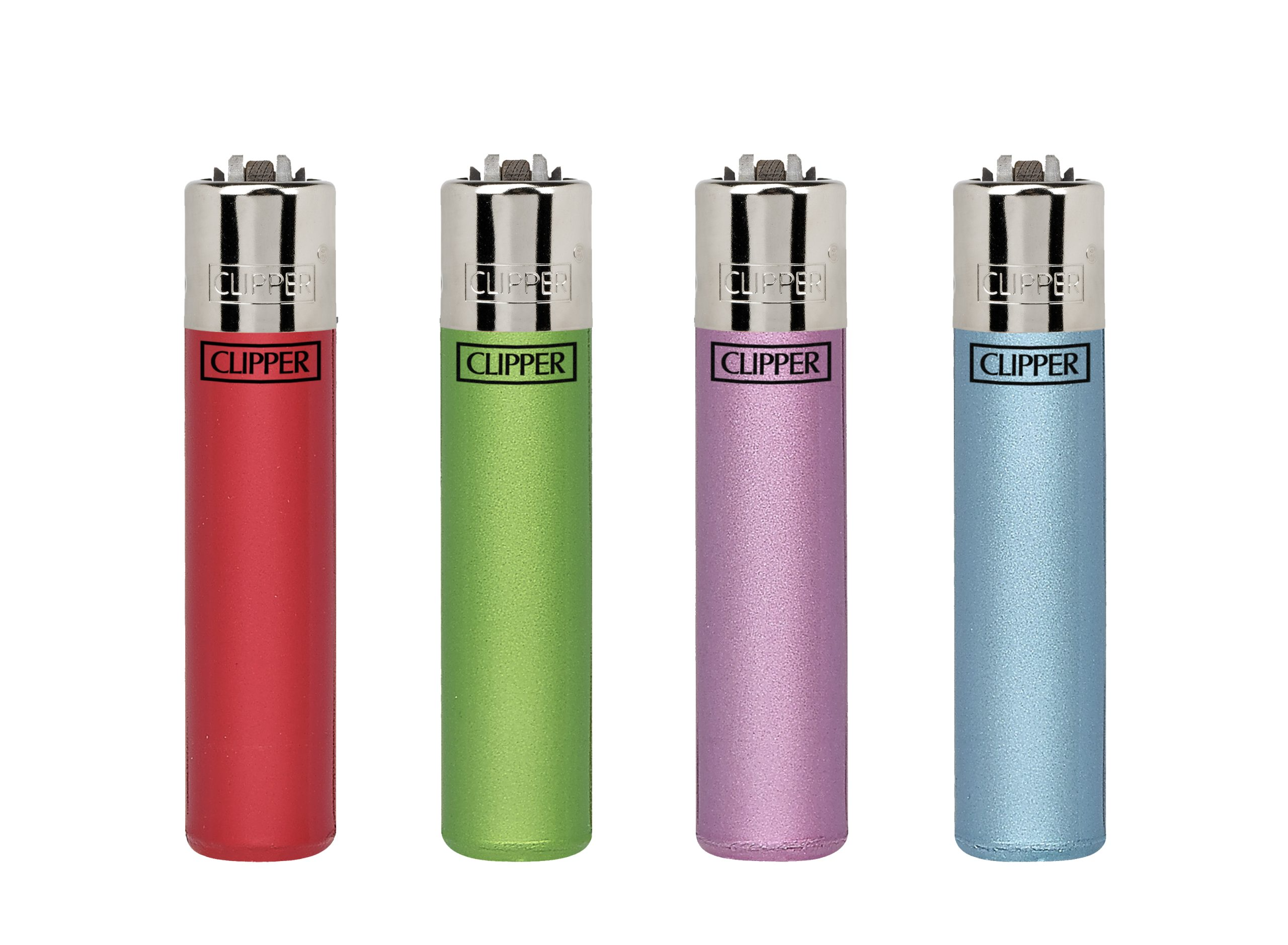 Encendedor Clipper Recargable Crystal 12 – Diseño Surtido (Unidad)