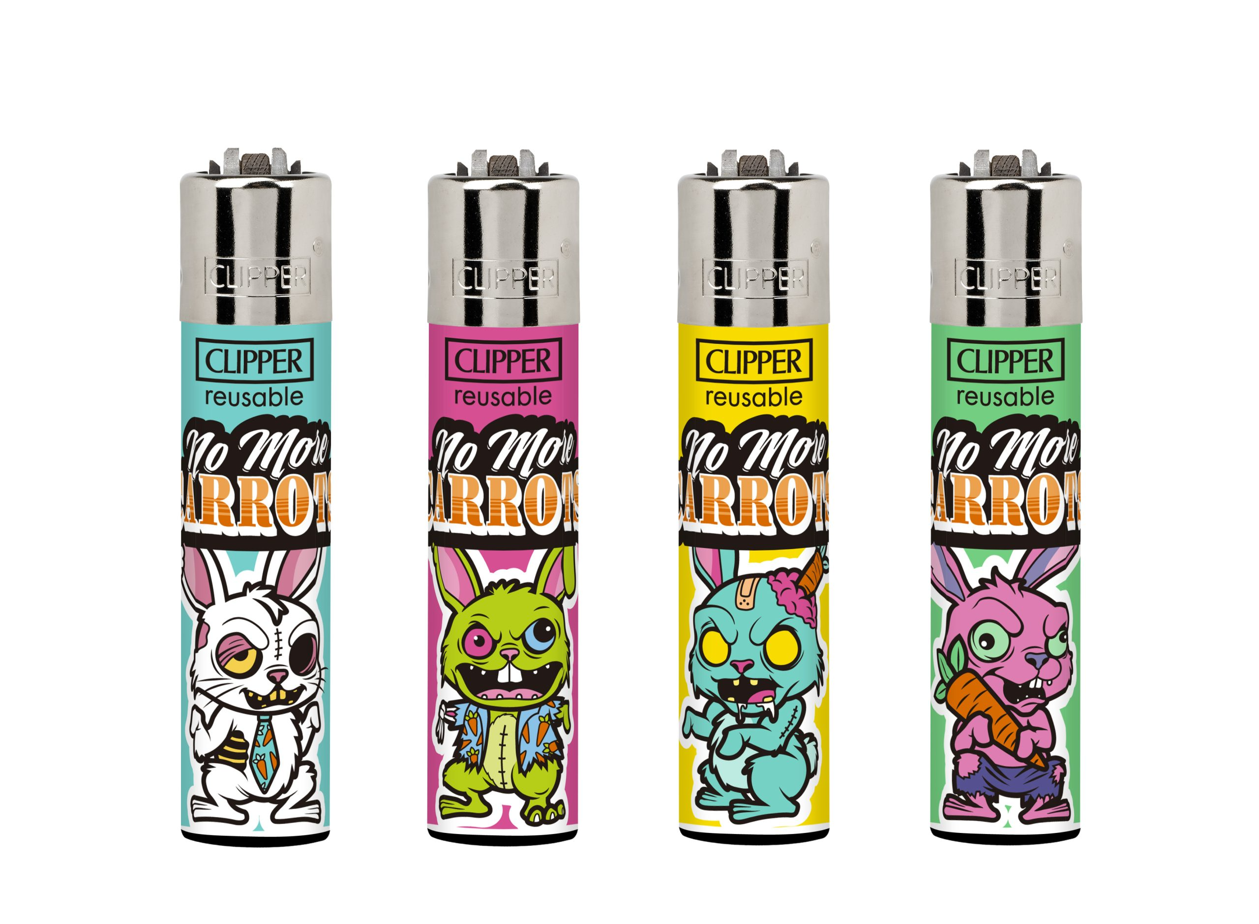 Encendedor Clipper Recargable Z-Bunnys – Diseño Surtido (Unidad)