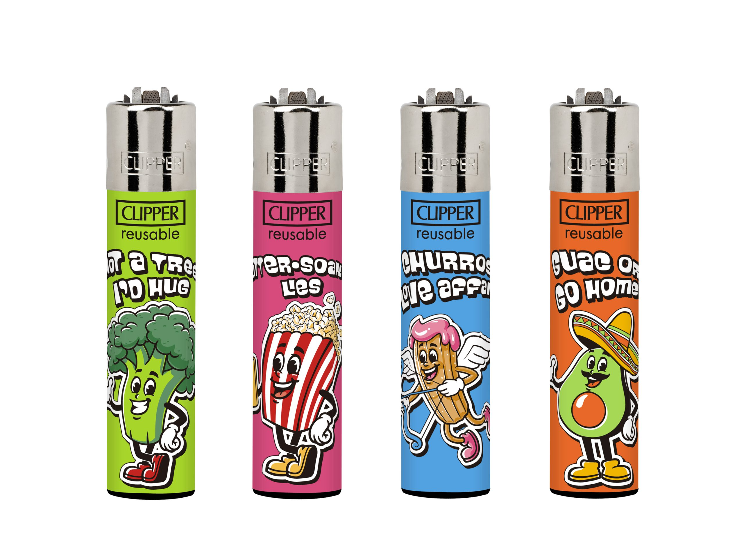 Encendedor Clipper Recargable Lol Food – Diseño Surtido (Unidad)