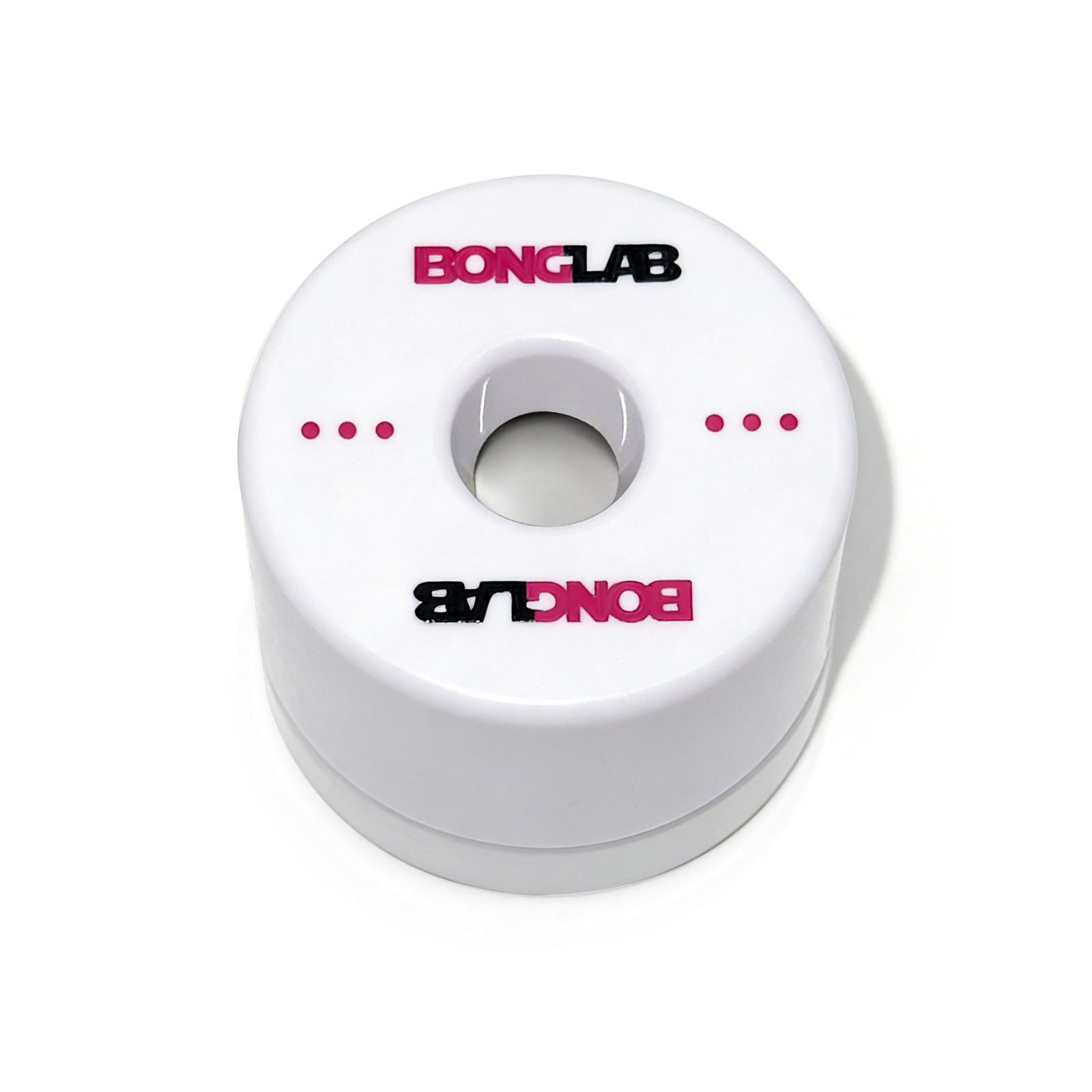 "fx Contenedor al Vacío para Extractos BongLab 4 ml – Vidrio Blanco Redondo"