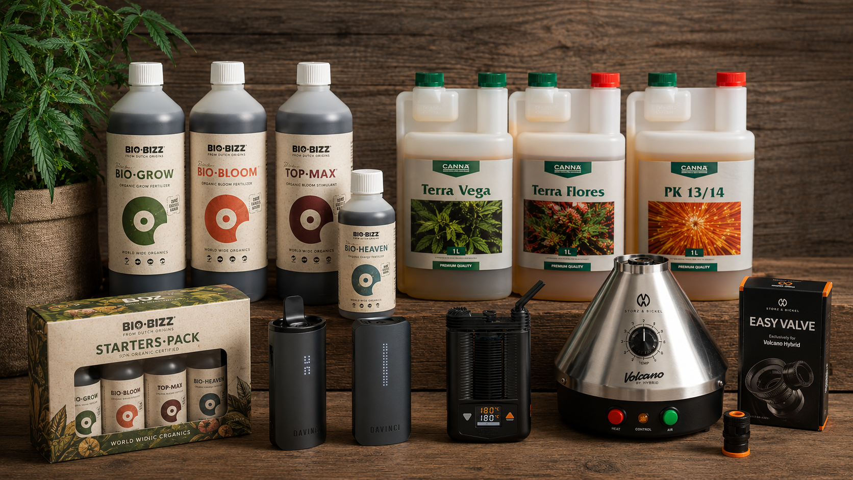 Marcas premium disponibles en growshops especializados