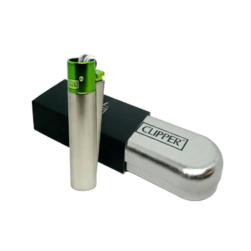 Clipper Encendedor Metálico Pistachio