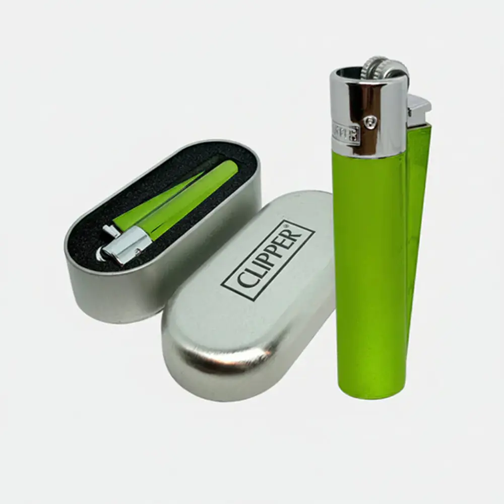 Clipper Encendedor Metálico Pistachio
