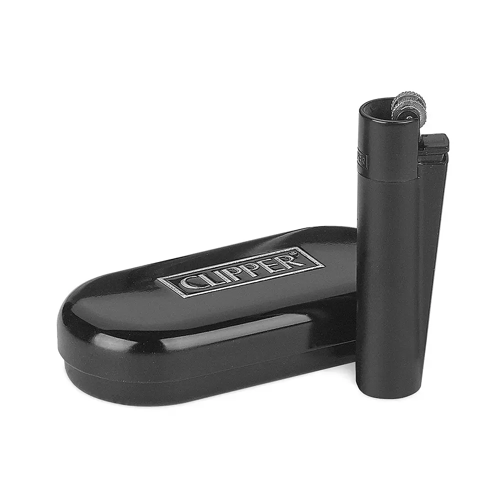 Clipper Encendedor Metálico Matt Black