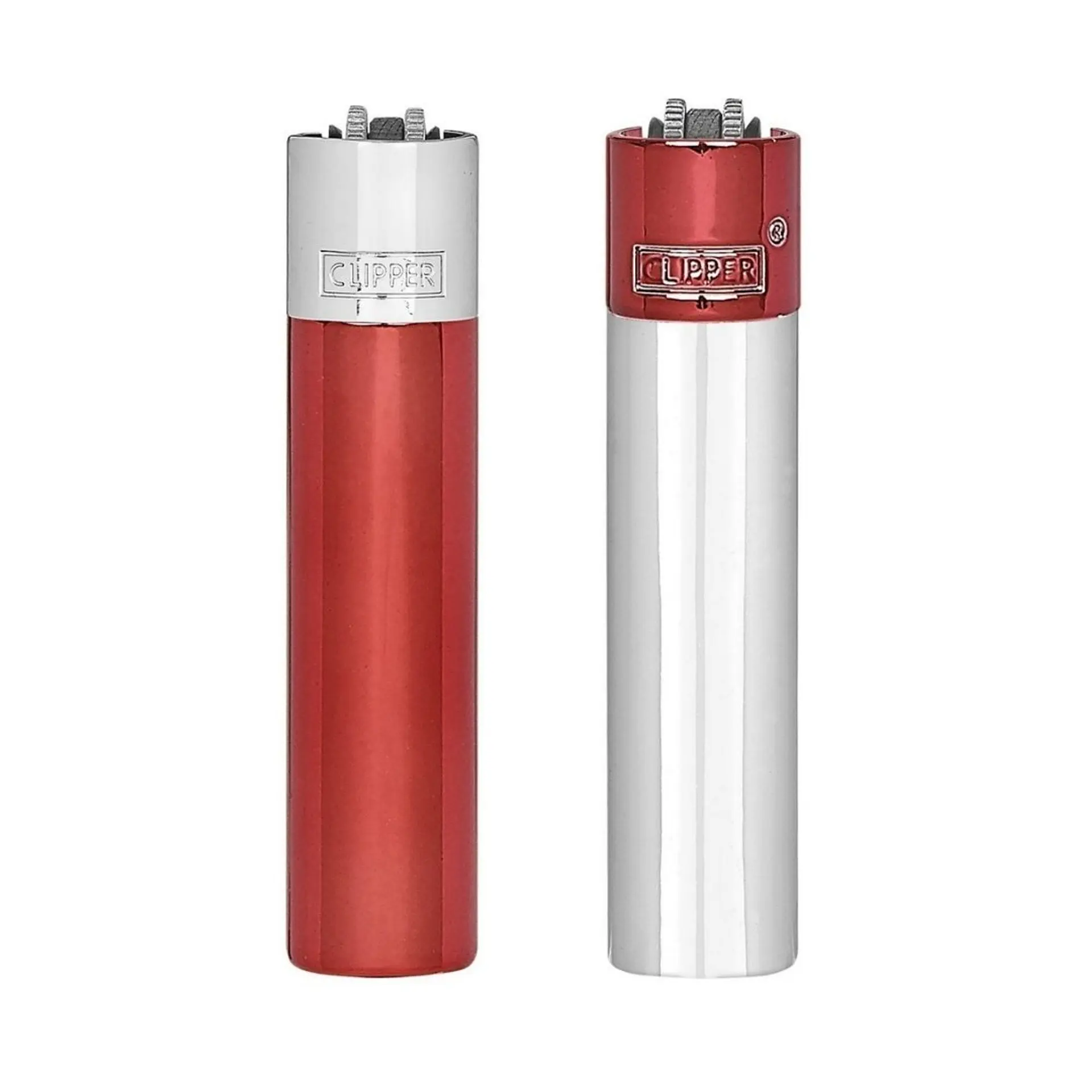 Clipper Encendedor Metálico Silver Devil