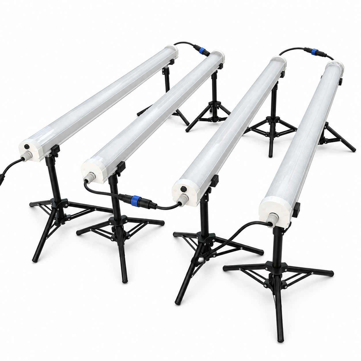 Barras LED bajo canopy Spectra X4 Delight encendidas