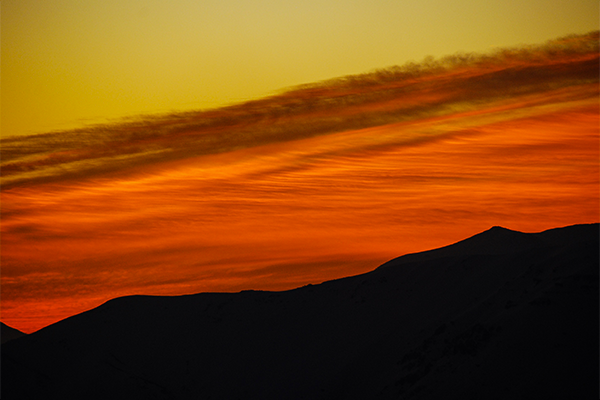 Atardecer en la Parva II
