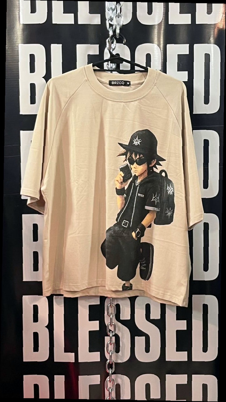 Remera Oversize Crema Wetter Brzco