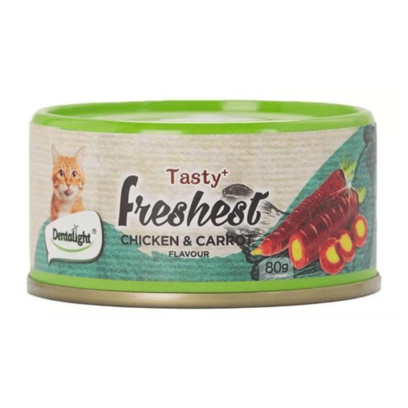 Lata dentalight sabor pollo y Carrot 80gr