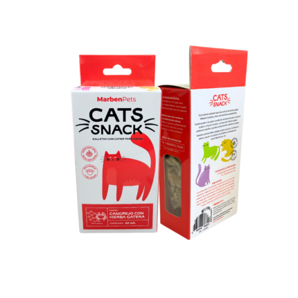 Snack Marbenpets Galleta con catnip sabor Cangrejo