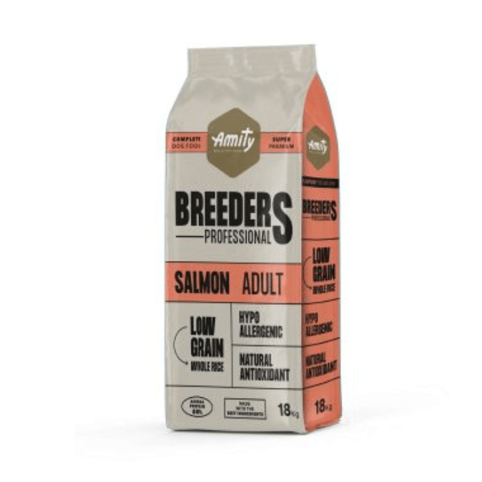 Alimento Amity Adulto Breeder Super Premium Salmón 18kg