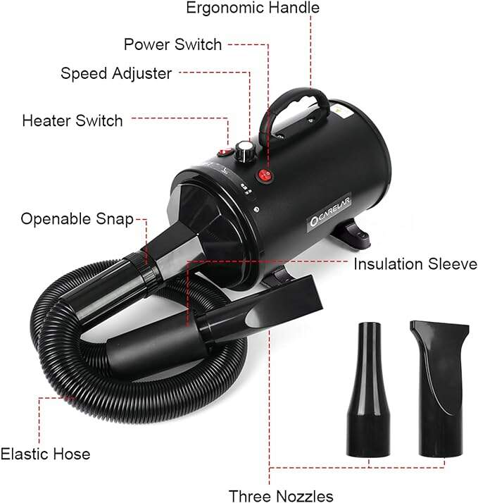 SECADOR PET E TÊXTIL de 2800 W