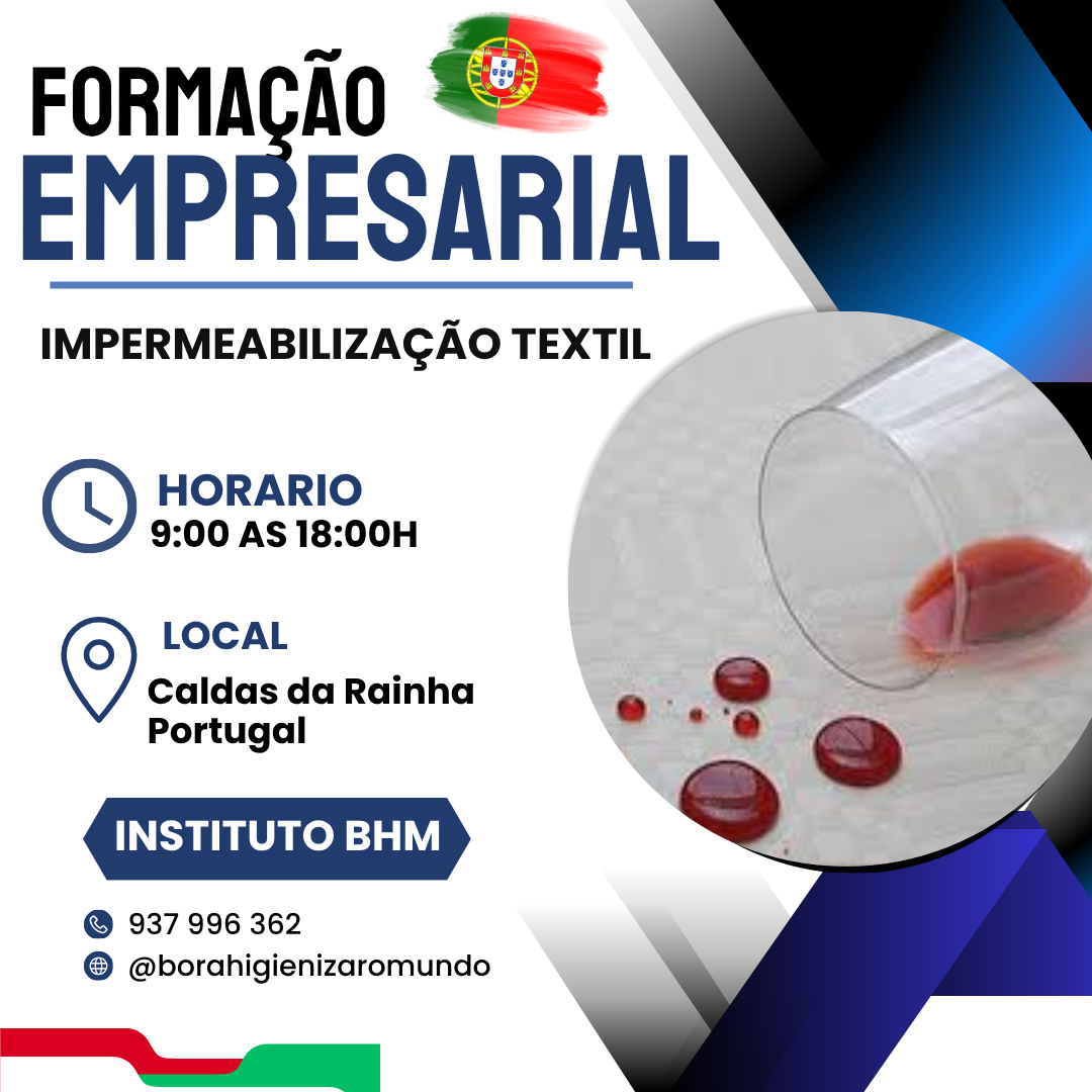 Formação Profissional de Limpeza e Impermeabilização textil