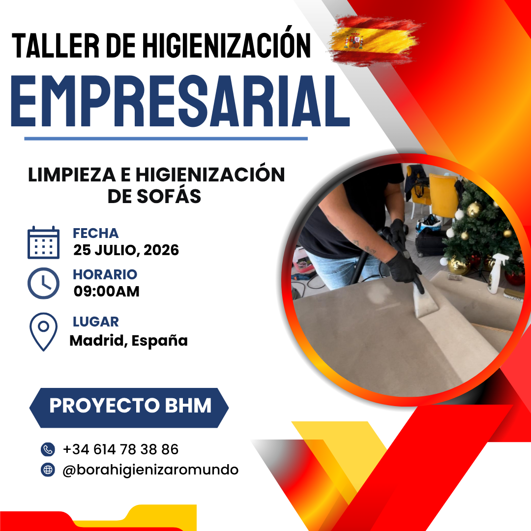 Formação Profissional de Limpeza e Higienização de estofados / Madrid