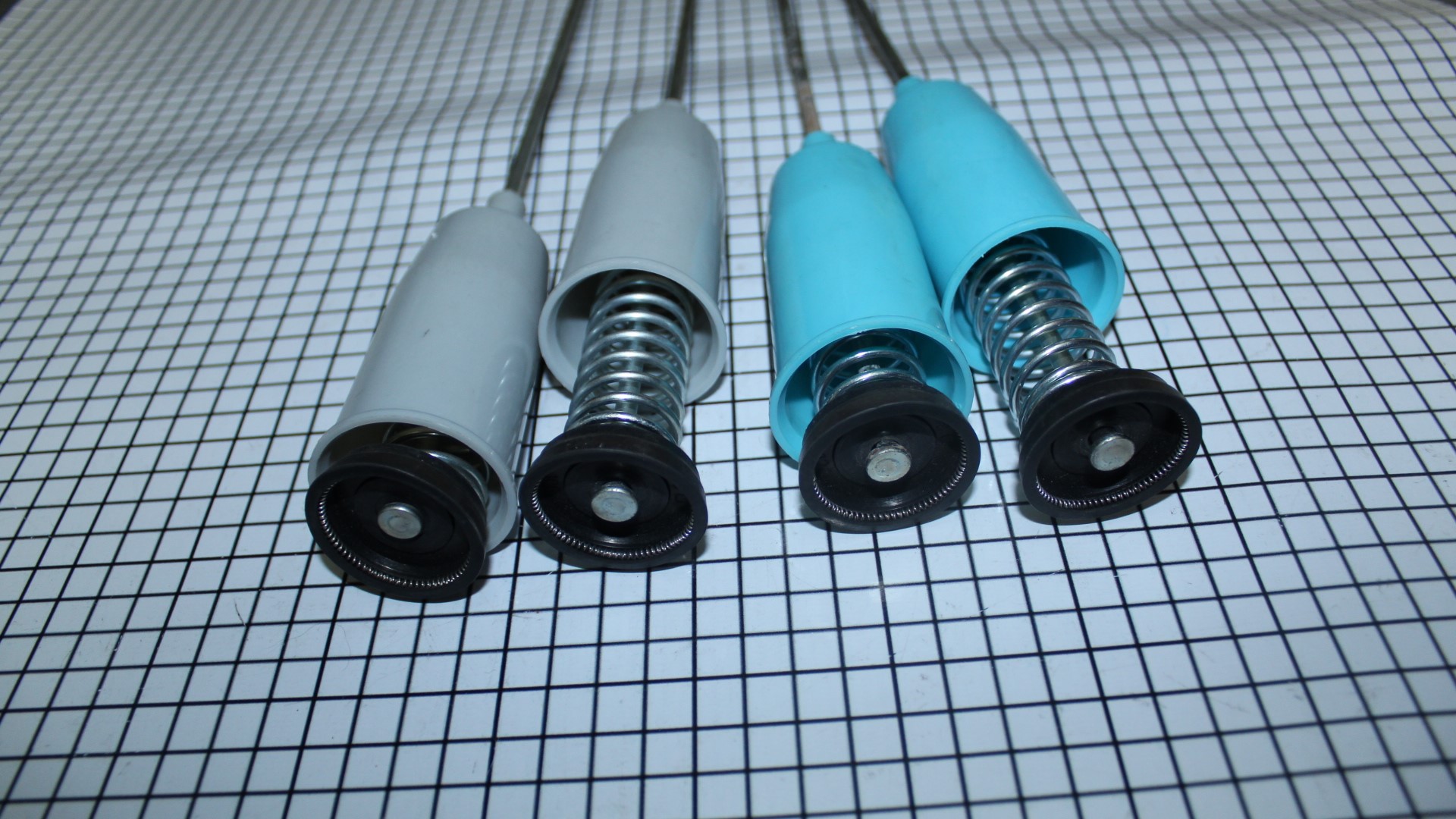 Varillas de Suspensión 54 cm Azul y Blanco Lavadora Elect...