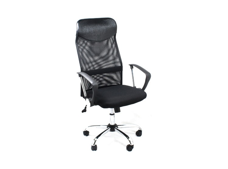 Xtech Turín QZY-2501 silla ejecutiva negra con respaldo de malla