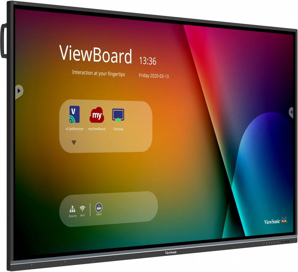 ViewSonic IFP8650-3 colaboración con lápiz dual