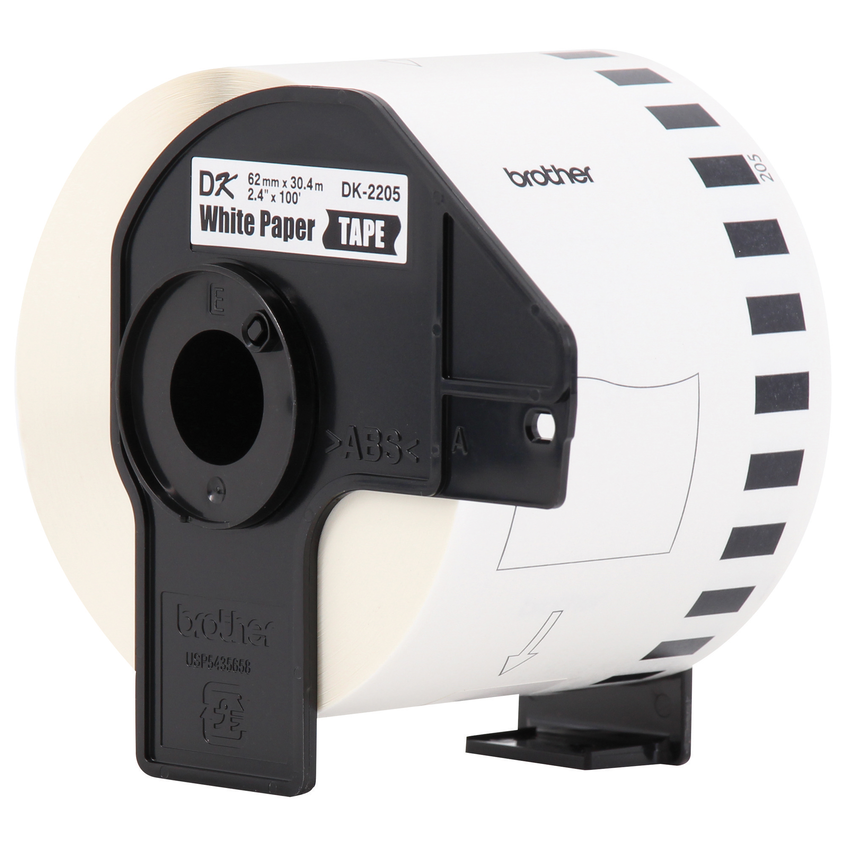 Vista del rollo continuo Brother DK2205 alojada en la galería Jumpseller