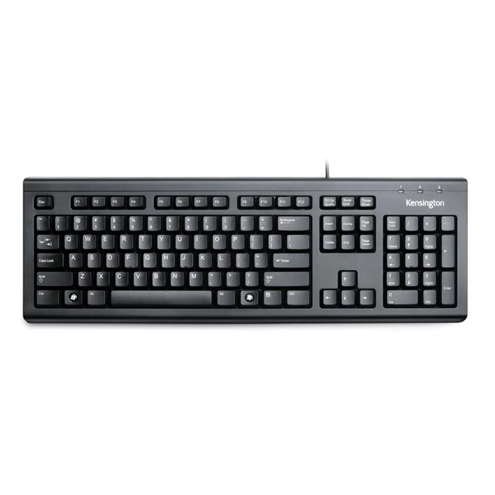 Kensington K72444ES Keyboard for Life teclado antiderrames negro