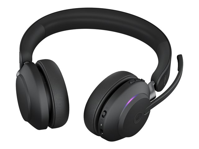 Jabra Evolve2 65 MS Stereo USB-A audífonos Bluetooth negros