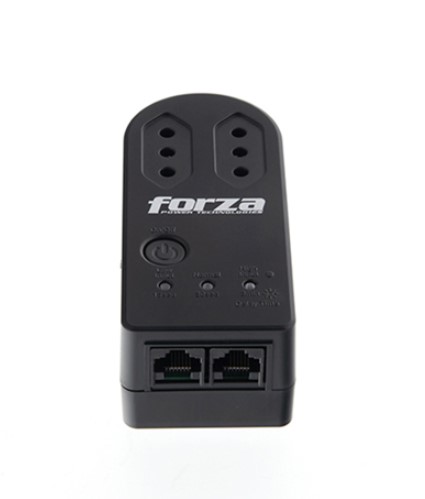 Forza FVP-1202N-C protector 2 tomas CEI 23-50 negro