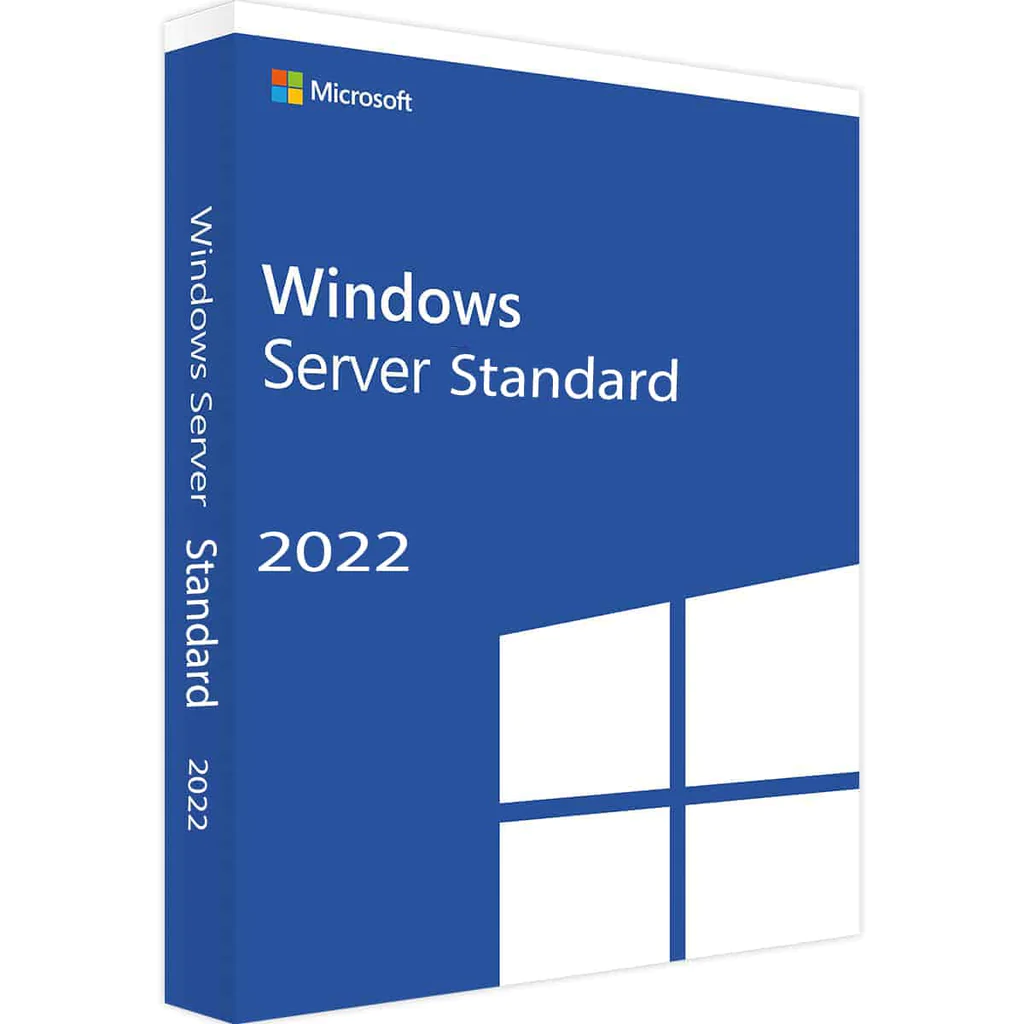 HPE Microsoft Windows Server 2022 Standard ROK P46171-DN1 16 cores DVD