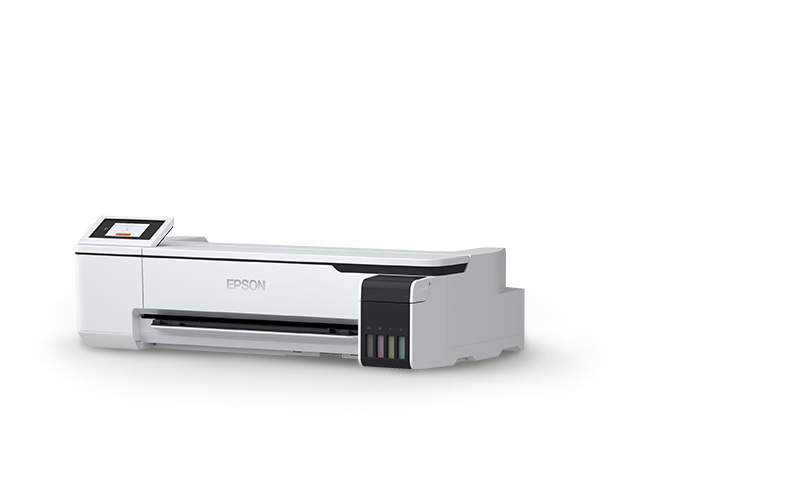 Epson SureColor T3170x vista frontal y sistema de tanques