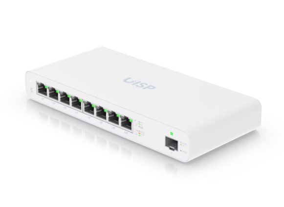 Ubiquiti UISP-S switch L2 con 8 puertos Gigabit PoE pasivo