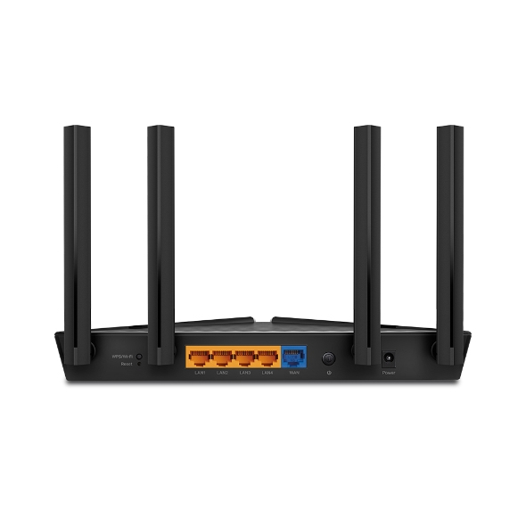 TP-Link Archer AX23 vista posterior con puertos Gigabit