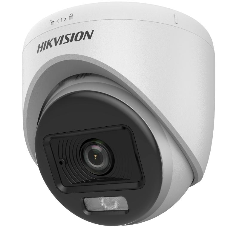 Hikvision DS-2CE70DF0T-LPFS, Cámara Torreta ColorVu 2MP, 2.8mm