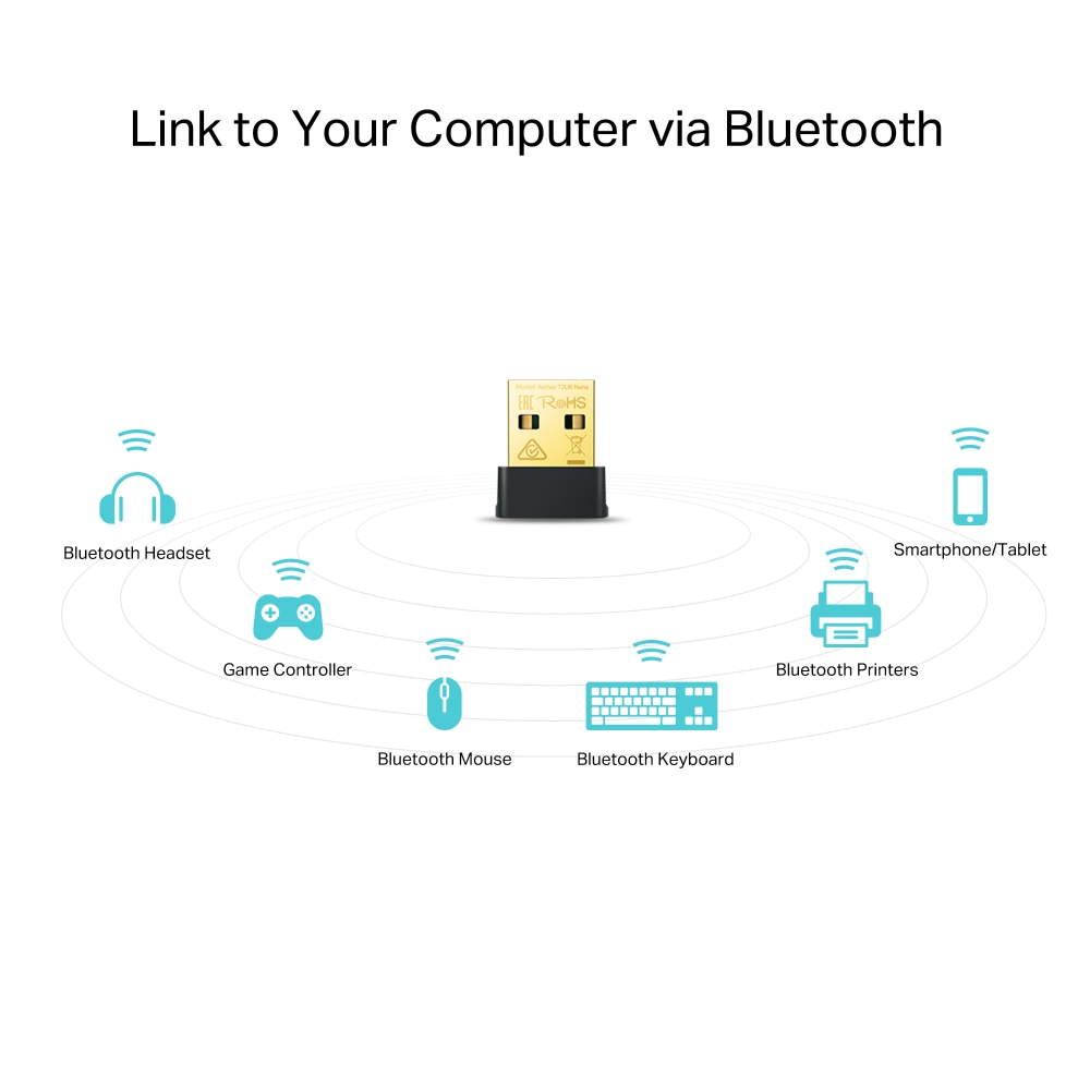 TP-Link Archer T2UB Nano conectado a un puerto USB