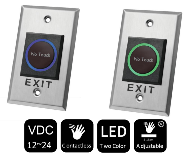 Botón sin contacto Hikvision DS-K7P07
